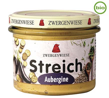 Zwergenwiese Aubergine Spread BIO 180g