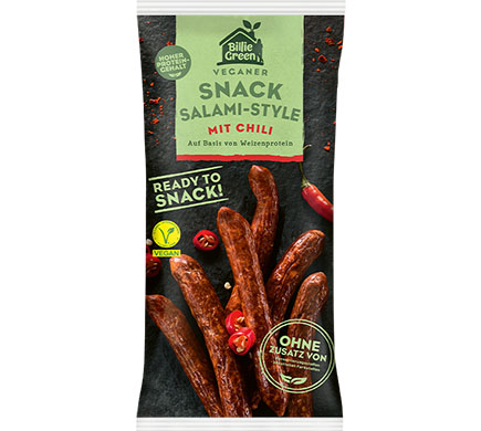 Billie Green Snack Salami-Style Chili 75g