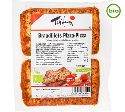 Taifun Braadfilets Pizza BIO 160g