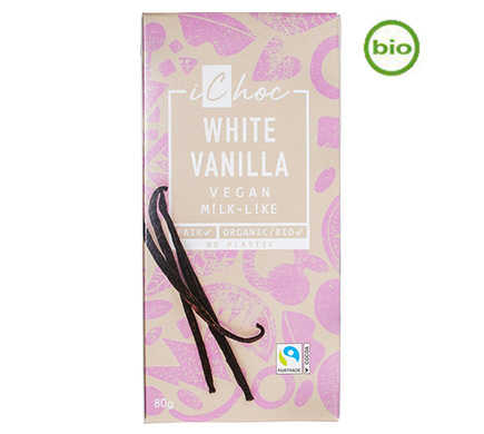 iChoc Rice Choc White Vanilla BIO 80g