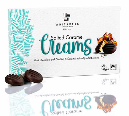 Whitakers Salted Caramel Chocolate Creams 150g
