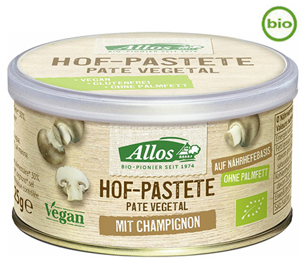 Allos Hof Paté Champignon BIO 125g