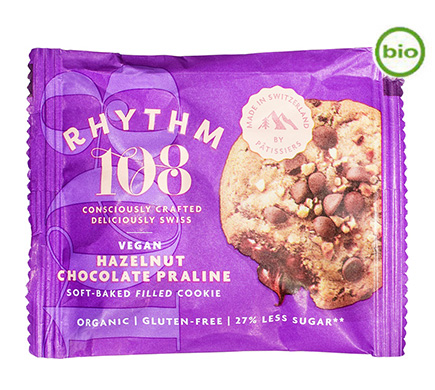 Rhythm 108 Chocolate Praline Cookie BIO 50g