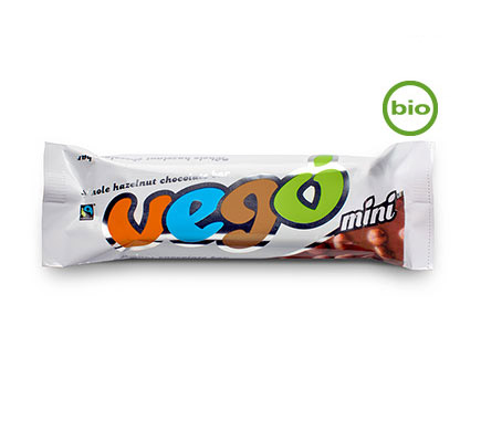 Vego Chocolate VEGO Mini Hele Hazelnoot Chocoreep BIO 65g