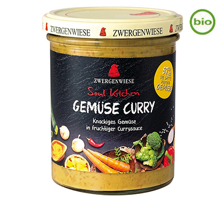 Zwergenwiese Soul Kitchen Vegetable Curry BIO 370g