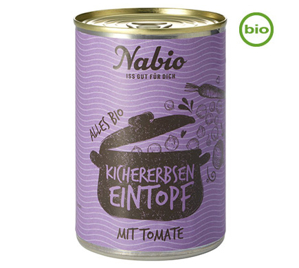 Nabio Kikkererwten Stoofpot BIO 400g