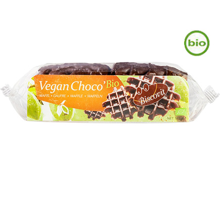 Biscovit Chocoladewafels BIO 180g