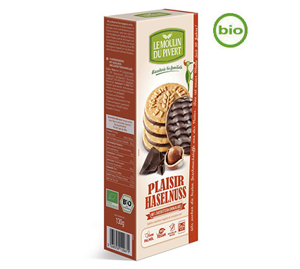 Biscuits Chocolade-Hazelnoot BIO 130g