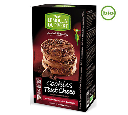 Cookies Dubbel-Choco BIO 175g