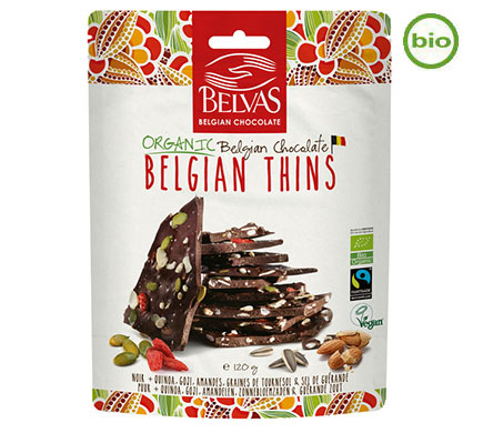 Belgian Thins Quinoa-Goji BIO 120g