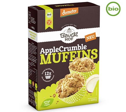 Appel-Kruimel Muffins BIO 400g